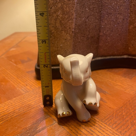 Vintage Lenox Bone China Baby Miniature Elephant - Picture 7 of 8
